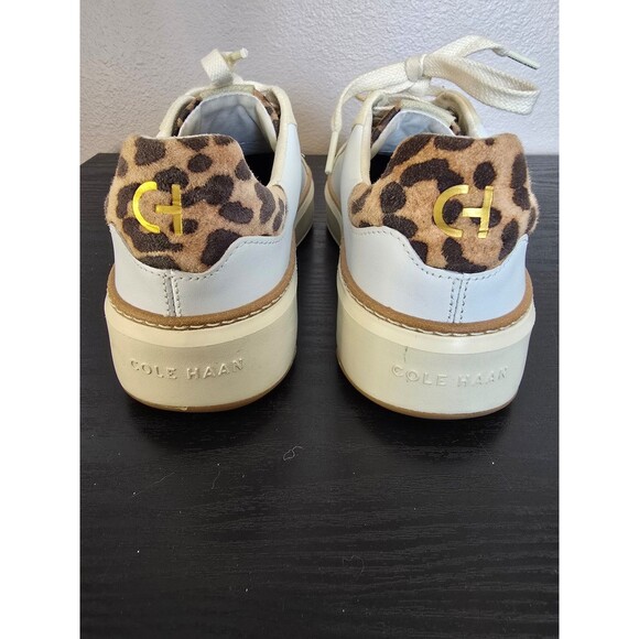 Cole Haan GrandPrø Topspin Leather Platform Sneakers women's size 6.5B - Picture 6 of 9